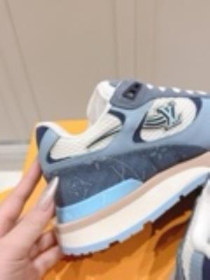 wholesale quality men's louis vuitton run way sneakers model no. 813
